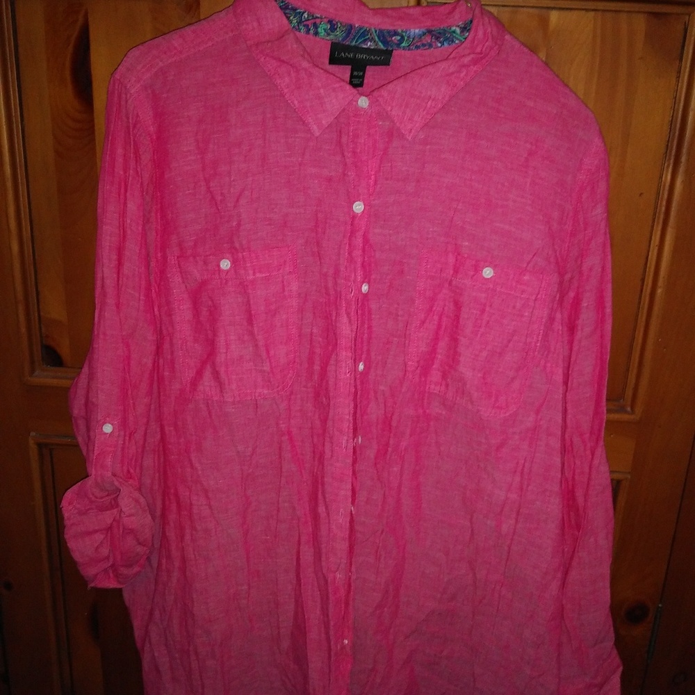Linen Lane Bryant top